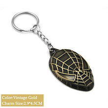 Superhero Marvel Batman Keychain Men Trinket Super Hero Spiderman Car Key Chain Captain America Keyring Jewelry Gift Souvenirs