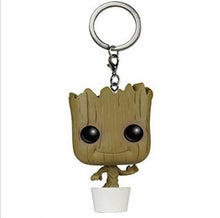 Marvel Super Hero Black Panther Vinyl Action Figures Children Toy Captain America Keychain