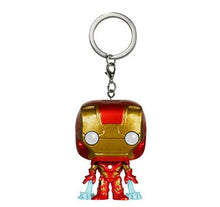 Marvel Super Hero Black Panther Vinyl Action Figures Children Toy Captain America Keychain