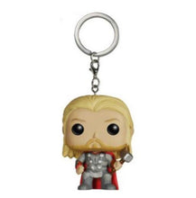 Marvel Super Hero Black Panther Vinyl Action Figures Children Toy Captain America Keychain