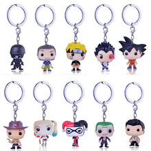 Pocket Pop Cute Keychain The Movie Anime Marvel Key Chain Theme Action Figure Collectible Model Walking Dead Nick Keyring