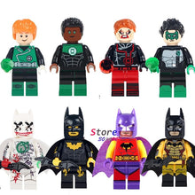 Single super heroes Classic Batman Red Green Lantern Clark Kent Joker Exclusive building blocks models bricks toys for children
