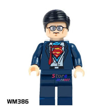 Single super heroes Classic Batman Red Green Lantern Clark Kent Joker Exclusive building blocks models bricks toys for children