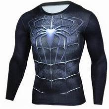 YCCRG New Trainning Exercise T Shirts Men Marvel Detective Comics Anime Long Sleeve Batman Sportswear Superman Man Sport T Shirt