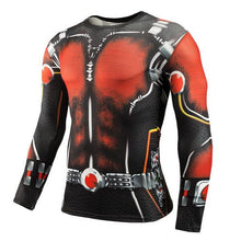 YCCRG New Trainning Exercise T Shirts Men Marvel Detective Comics Anime Long Sleeve Batman Sportswear Superman Man Sport T Shirt