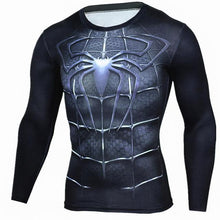 YCCRG New Trainning Exercise T Shirts Men Marvel Detective Comics Anime Long Sleeve Batman Sportswear Superman Man Sport T Shirt
