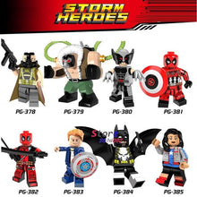 8pcs super hero SY677 Marvel Figure Avenger IronMan MK46 MK1 War Machine Iron Patriot Man building blocks toys for children