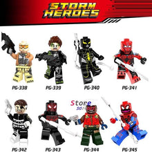 8pcs super hero SY677 Marvel Figure Avenger IronMan MK46 MK1 War Machine Iron Patriot Man building blocks toys for children