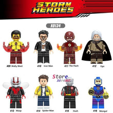 8pcs super hero SY677 Marvel Figure Avenger IronMan MK46 MK1 War Machine Iron Patriot Man building blocks toys for children