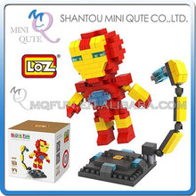 Mini Qute WTOYW LOZ Marvel Avenger super hero Thor superman Captain America block plastic building block model educational toy
