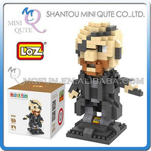 Mini Qute WTOYW LOZ Marvel Avenger super hero Thor superman Captain America block plastic building block model educational toy