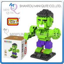 Mini Qute WTOYW LOZ Marvel Avenger super hero Thor superman Captain America block plastic building block model educational toy
