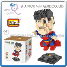 Mini Qute WTOYW LOZ Marvel Avenger super hero Thor superman Captain America block plastic building block model educational toy