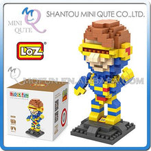 Mini Qute WTOYW LOZ Marvel Avenger super hero Thor superman Captain America block plastic building block model educational toy