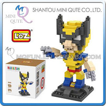 Mini Qute WTOYW LOZ Marvel Avenger super hero Thor superman Captain America block plastic building block model educational toy