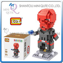 Mini Qute WTOYW LOZ Marvel Avenger super hero Thor superman Captain America block plastic building block model educational toy