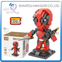 Mini Qute WTOYW LOZ Marvel Avenger super hero Thor superman Captain America block plastic building block model educational toy
