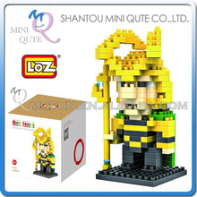 Mini Qute LOZ Marvel avengers Iron Man batman spiderman Pikachu plastic model action figures educational toy, building blocks