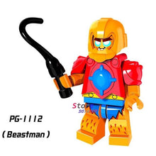 Single Super Heroes HE-Man MASTERS Evil-Lyn Whipcash Trap Jaw Manaface Beastman Kid Cute Fun building blocks toys for children