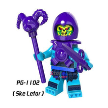 Single Super Heroes HE-Man MASTERS Evil-Lyn Whipcash Trap Jaw Manaface Beastman Kid Cute Fun building blocks toys for children