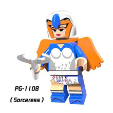 Single Super Heroes HE-Man MASTERS Evil-Lyn Whipcash Trap Jaw Manaface Beastman Kid Cute Fun building blocks toys for children