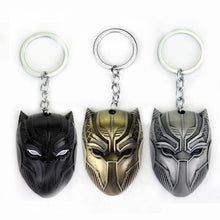 MQCHUN DC Marvel Comics Black Panther Keychain For Men Superhero Captain America Civil War Llavero Metal Key Chain Jewelry Gift