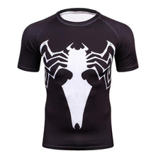 Men Sportswear Marvel Amazing Spiderman Sublimated Costume T Shirt Sheer Male Slim Crossfit Boy Camisetas Compression Tops