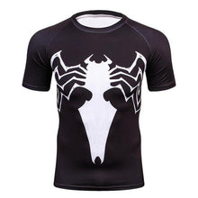 Men Sportswear Marvel Amazing Spiderman Sublimated Costume T Shirt Sheer Male Slim Crossfit Boy Camisetas Compression Tops
