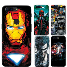 Case Cover For OnePlus 5T 6.01" Marvel Avengers Charming Design Soft TPU Phone Cases Coque For One Plus 5T Funda OnePlus 5 T