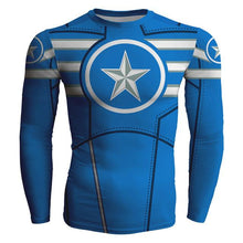 2018 New 3D Captain America crewneck Cool Superhero Long Sleeve 3d sweatshirt basic fitness slim Marvel hooides sweatshirt 4XL