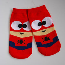 Marvel Heros Boat Socks Superman Batman Captain Arrowman Bruce Lee Character Pattern Superheroes Invisible Cotton Happy Socks