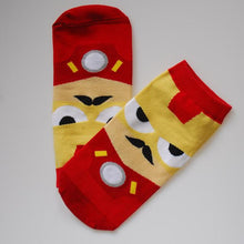 Marvel Heros Boat Socks Superman Batman Captain Arrowman Bruce Lee Character Pattern Superheroes Invisible Cotton Happy Socks