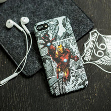 For iphone 5 5s se 6 6plus 6s plus 7 7plus 8 X case full protection Scrub Matte hard PC cover Marvel Spiderman Batman Luminous