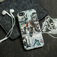 For iphone 5 5s se 6 6plus 6s plus 7 7plus 8 X case full protection Scrub Matte hard PC cover Marvel Spiderman Batman Luminous