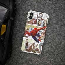 For iphone 5 5s se 6 6plus 6s plus 7 7plus 8 X case full protection Scrub Matte hard PC cover Marvel Spiderman Batman Luminous