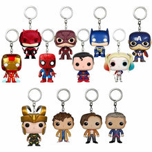 POP Harley Quinn Batman Superman Spiderman Thor Black Panther Doctor Who Stranger Thing Marvel Action Figure Gift Toy Keychain