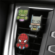 3pcs/set Cute Automobile Car Vent Perfum Clip For Marvel Avengers Hero Figure Auto Interior Decoration Air Freshener Accessories