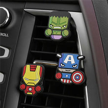 3pcs/set Cute Automobile Car Vent Perfum Clip For Marvel Avengers Hero Figure Auto Interior Decoration Air Freshener Accessories