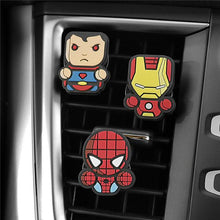 3pcs/set Cute Automobile Car Vent Perfum Clip For Marvel Avengers Hero Figure Auto Interior Decoration Air Freshener Accessories