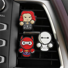3pcs/set Cute Automobile Car Vent Perfum Clip For Marvel Avengers Hero Figure Auto Interior Decoration Air Freshener Accessories
