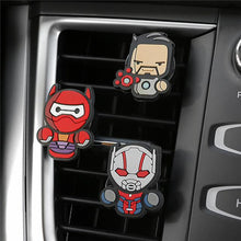 3pcs/set Cute Automobile Car Vent Perfum Clip For Marvel Avengers Hero Figure Auto Interior Decoration Air Freshener Accessories