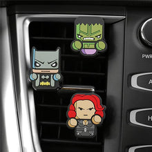 3pcs/set Cute Automobile Car Vent Perfum Clip For Marvel Avengers Hero Figure Auto Interior Decoration Air Freshener Accessories
