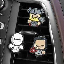 3pcs/set Cute Automobile Car Vent Perfum Clip For Marvel Avengers Hero Figure Auto Interior Decoration Air Freshener Accessories