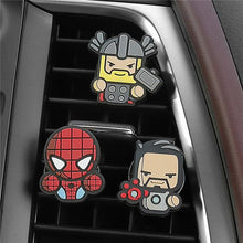 3pcs/set Cute Automobile Car Vent Perfum Clip For Marvel Avengers Hero Figure Auto Interior Decoration Air Freshener Accessories