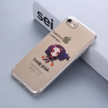 THREE-DIAO Phone Case for IPhone 6 6S 7 8 Plus 5S SE X Marvel The Avengers Batman DC Comics Superhero Soft Transparent Cover