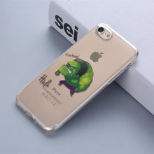 THREE-DIAO Phone Case for IPhone 6 6S 7 8 Plus 5S SE X Marvel The Avengers Batman DC Comics Superhero Soft Transparent Cover