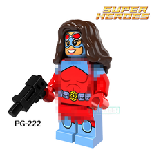 Single Sale Building Blocks Marvel Super Heroes Bricks Black Panthers Captain America Figures DIY Kids Toys Children Model Gift