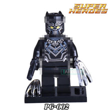 Single Sale Building Blocks Marvel Super Heroes Bricks Black Panthers Captain America Figures DIY Kids Toys Children Model Gift