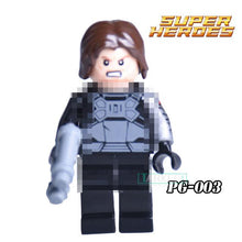 Single Sale Building Blocks Marvel Super Heroes Bricks Black Panthers Captain America Figures DIY Kids Toys Children Model Gift