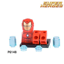 Single Sale Building Blocks Marvel Super Heroes Bricks Black Panthers Captain America Figures DIY Kids Toys Children Model Gift